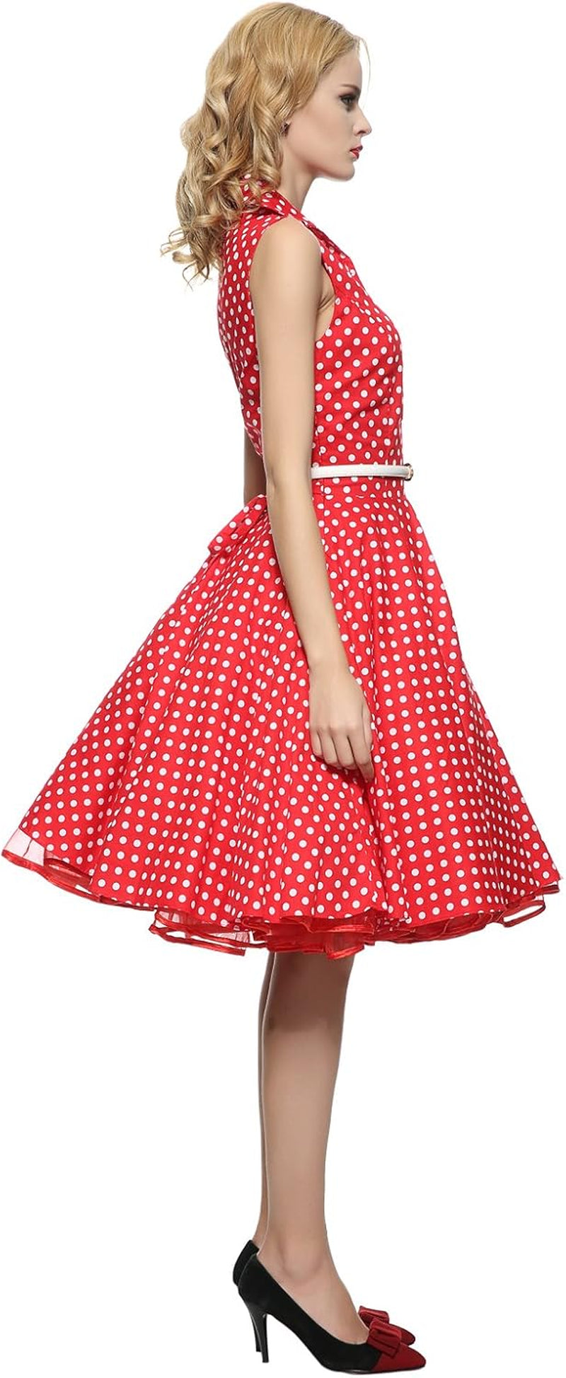 Women'S 1950S Vintage Rockabilly Full Circle Dress